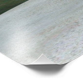 Little Mermaid Cute Fantasy Girl, Blue Ocean Foto Afdruk (Hoek)