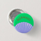 Little Mermaid Geïnspireerd Ronde Button 3,2 Cm (Voorkant /achterkant)