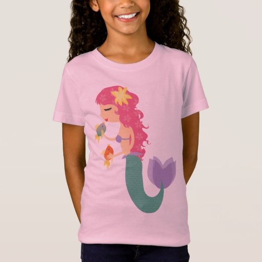 Little Mermaid Girl Tshirt (Voorkant)