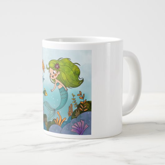 Little mermaid grote koffiekop (Voorkant rechts)