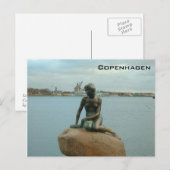 Little Mermaid - Kopenhagen Briefkaart (Voorkant / Achterkant)