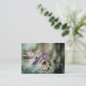 Little Mermaid Mini Print Visitekaartje (Staand voorkant)
