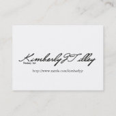 Little Mermaid Mini Print Visitekaartje (Achterkant)