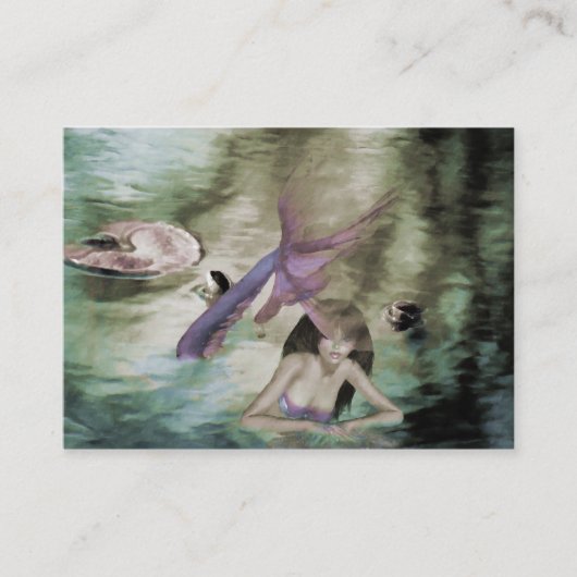 Little Mermaid Mini Print Visitekaartje (Voorkant)