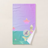 Little Mermaid Monogram Bad Handdoek (Handdoek)