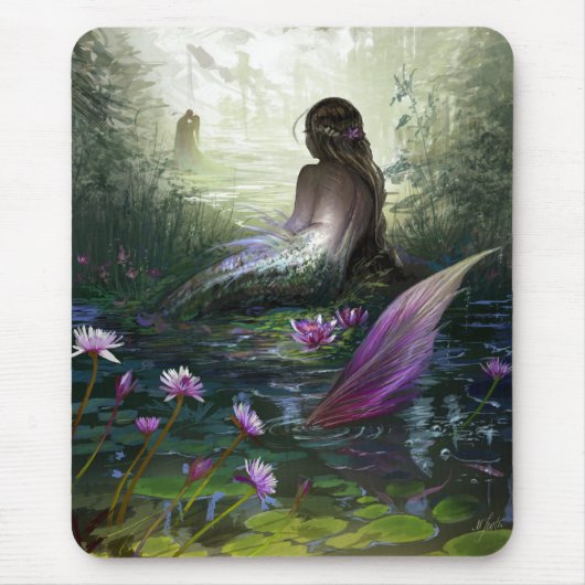 Little Mermaid Mousepad Muismat (Voorkant)