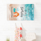 Little MERMAID PARTY Schattige thema Banner (Insitu)
