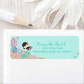 Little Mermaid Return Label Brunette (Insitu)