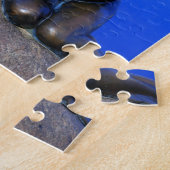 Little mermaid standbeeld, Kopenhagen, Denemarken Legpuzzel (Zijkant)