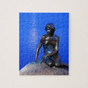 Little mermaid standbeeld, Kopenhagen, Denemarken Legpuzzel