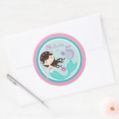 Little Mermaid Sticker Brunette 5B (Envelop)