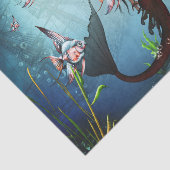 Little mermaid tissuepapier (Detail)