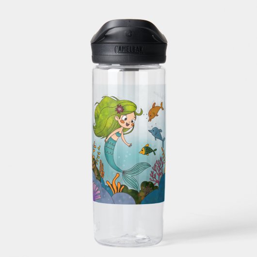 Little mermaid waterfles (Achterkant)