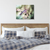 Little Mermaid Wrapped Canvas Afdruk (Insitu (Slaapkamer))
