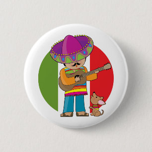Little Mexico Ronde Button 5,7 Cm
