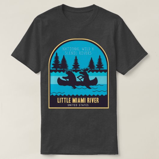 Little Miami National Wild and Schilderachtig Rive T-shirt (Design voorkant)