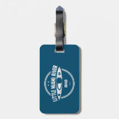 Little Miami River Ohio Kayaking Bagagelabel (Achterkant verticaal)