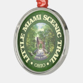 Little Miami Schilderachtig Trail (fietsen c) Metalen Ornament (Links)