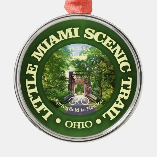 Little Miami Schilderachtig Trail (fietsen c) Metalen Ornament (Voorkant)