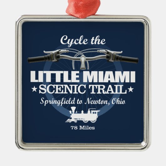 Little Miami Schilderachtig Trail (H2) Metalen Ornament (Voorkant)