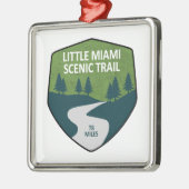 Little Miami Schilderachtig Trail Metalen Ornament (Links)