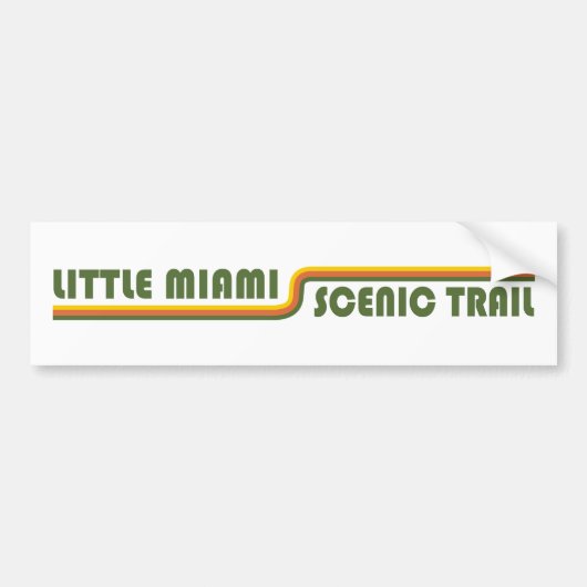 Little Miami Schilderachtig Trail Ohio Bumpersticker (Voorkant)
