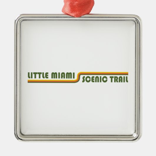 Little Miami Schilderachtig Trail Ohio Metalen Ornament (Voorkant)