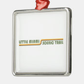 Little Miami Schilderachtig Trail Ohio Metalen Ornament (Links)