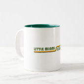 Little Miami Schilderachtig Trail Ohio Tweekleurige Koffiemok (Voorkant links)