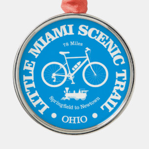 Little Miami Schilderachtig Trail (wielrennen) Metalen Ornament