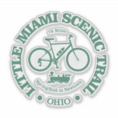Little Miami Schilderachtig Trail (wielrennen) Sticker (Voorkant)