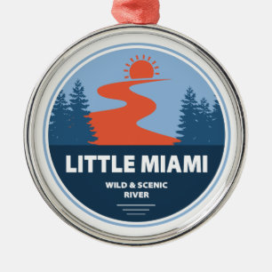 Little Miami Wild and Schilderachtig River Metalen Ornament