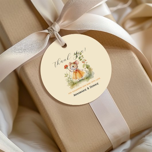 Little Mice Baby shower | Bedankjes Labels