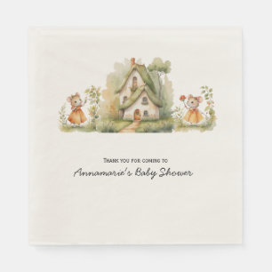 Little Mice Baby shower   Papieren Servetten