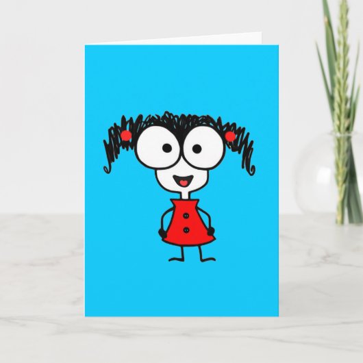 Little Midge-Wenskaart Kaart (Voorkant)
