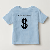 Little Millionaire Baby shirt (Voorkant)