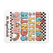 Little Minds helpen groovy lerarengeschenk te late Magneet (Horizontaal)