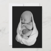 Little Miracles Twin Preemie NICU Infographic Aankondiging (Achterkant)