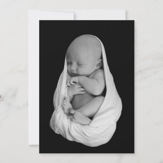 Little Mirakel Preemie NICU Infographic Birth Aankondiging (Achterkant)