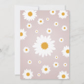 Little Miss 1st Birthday foto uitnodiging (Achterkant)