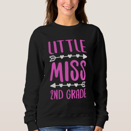 Little Miss 2e klas T-shirt tweede klas meisje SH (Voorkant)