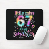 Little Miss 67 Days Smarter 67 Days Of School Six  Muismat (Met muis)