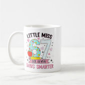 Little Miss 67 Days Smarter Coquette Bow 67th Day Koffiemok (Links)