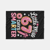 Little Miss 67 Days Smarter Kids Girls 67th Day Of Fleece Deken (Voorkant (Horizontaal))