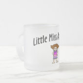 Little Miss Attitude Matglas Koffiemok (Voorkant links)