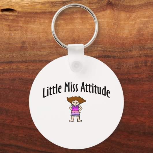 Little Miss Attitude Sleutelhanger (Voorkant)