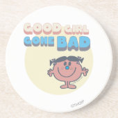Little Miss Bad | Good Girl Gone Bad Zandsteen Onderzetter (Voorkant)