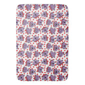 Little Miss Bad | Patroon van rode poka Badmat (Voorkant Verticaal)