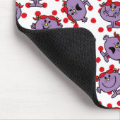 Little Miss Bad | Patroon van rode poka Muismat (Hoek)