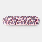Little Miss Bad | Patroon van rode poka Skateboard (Horizontaal)